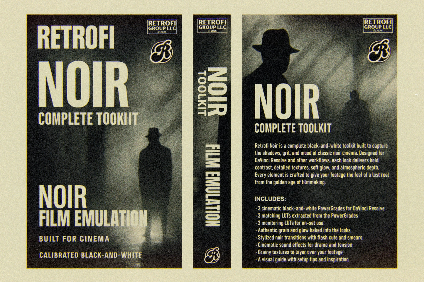 Retrofi — Complete Noir Film Emulation Toolkit