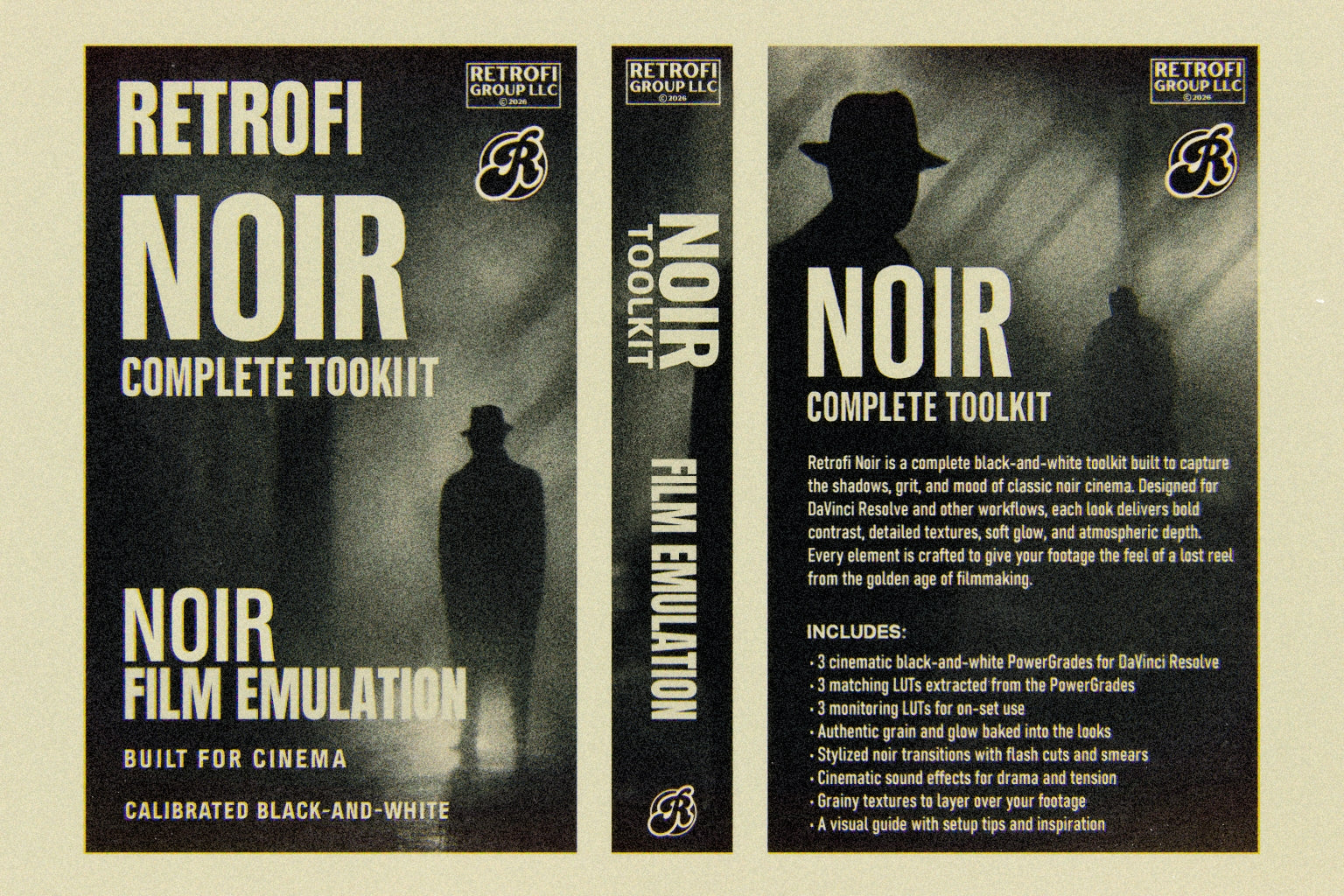 Retrofi — Complete Noir Film Emulation Toolkit