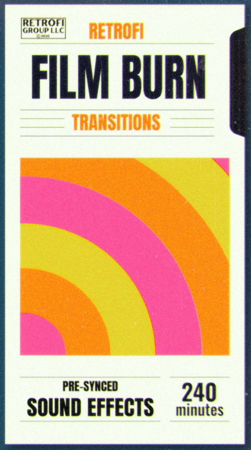 Retrofi — Film Burn Transitions + SFX