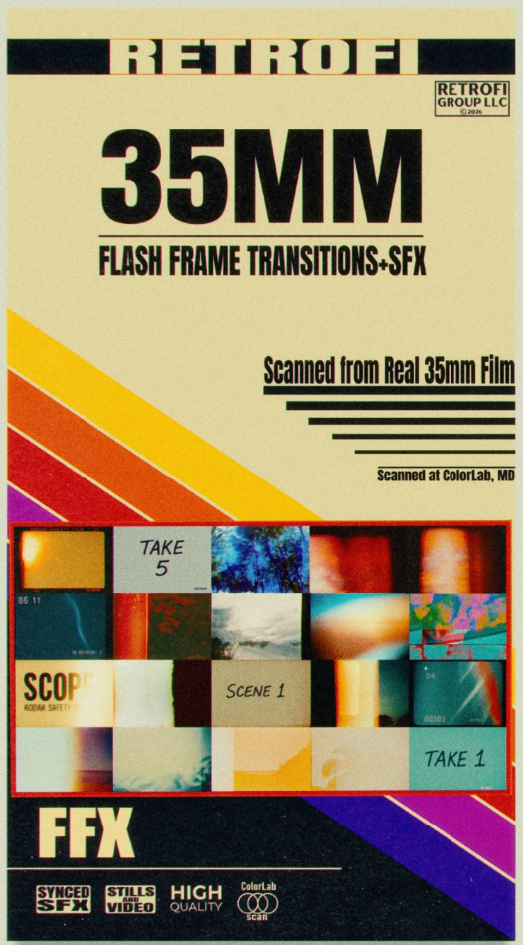 Retrofi — Genuine 35mm Flash Frames Collection