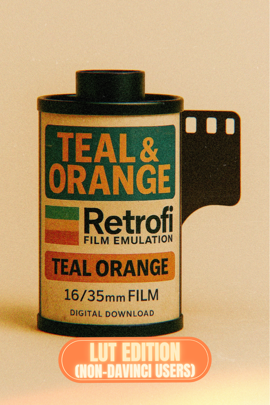 Retrofi —  Teal & Orange Universal LUT Edition (Premiere, FCPX, AE, PS, Etc.)