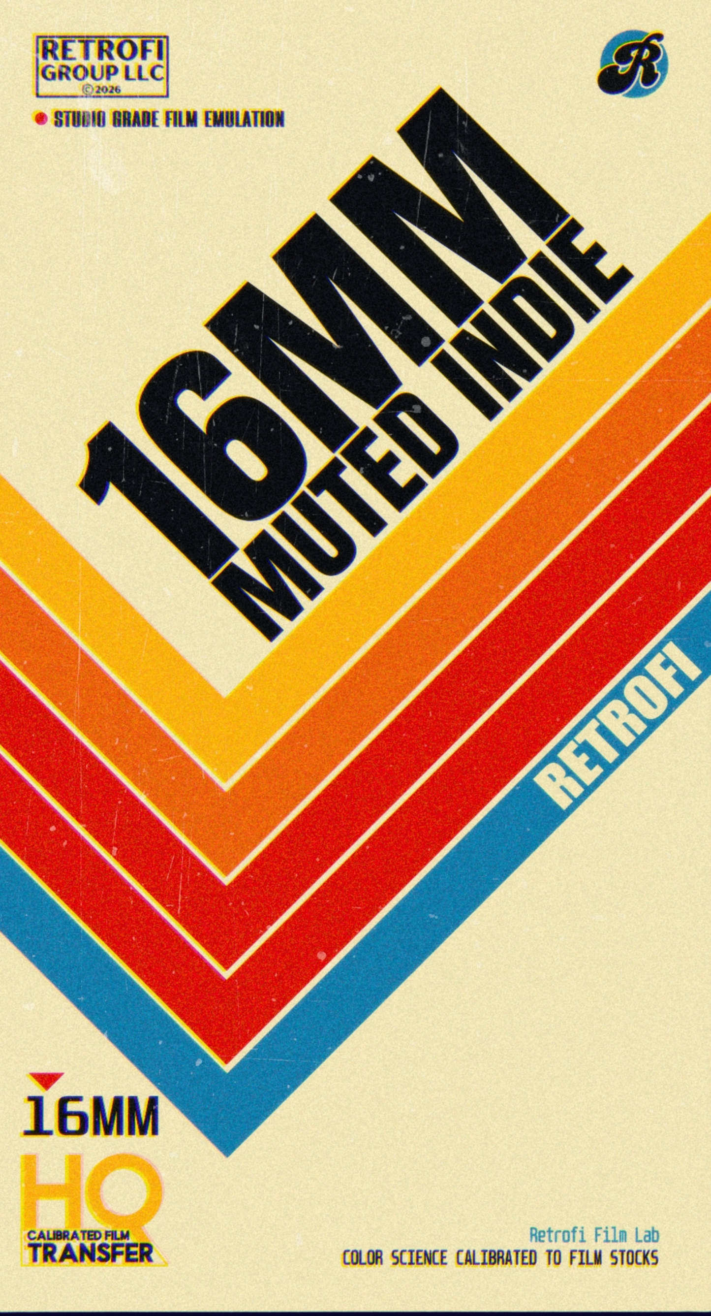 Retrofi — Muted Indie 16mm Film Emulation Pack