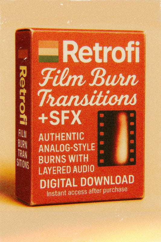 Retrofi — Film Burn Transitions + SFX