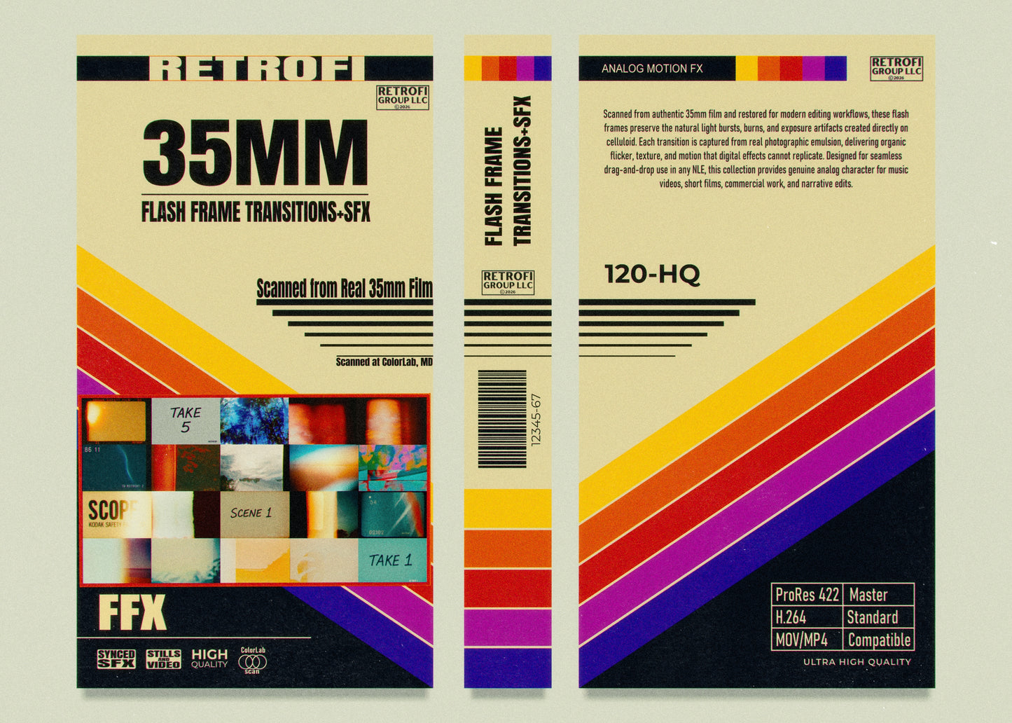 Retrofi — Genuine 35mm Flash Frames Collection