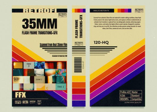 Retrofi — Genuine 35mm Flash Frames Collection