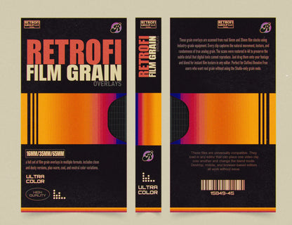 Retrofi — Film Grain Overlays