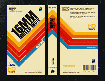 Retrofi — Muted Indie 16mm Film Emulation Pack